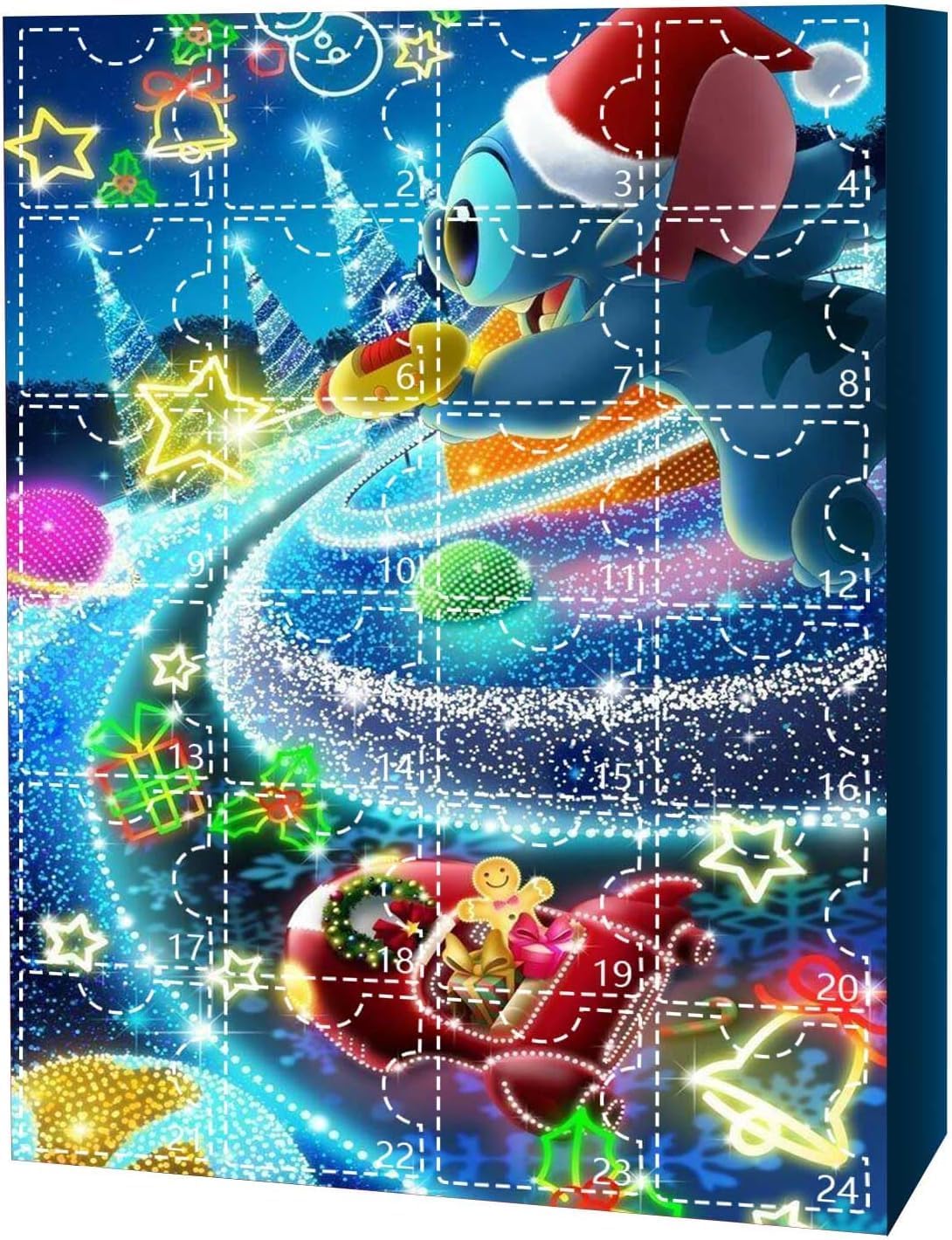 Stitch Cute Cartoon Advent Calendar - 24 Days of Advent Fun