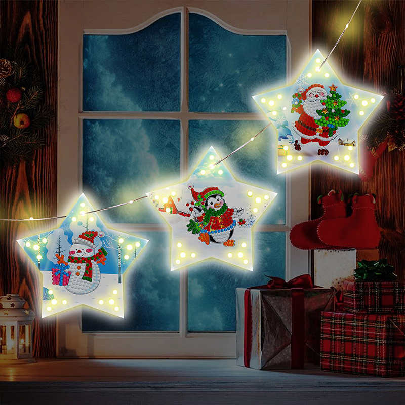 Fairy Lights Christmas Wonder - Diamond Dot art