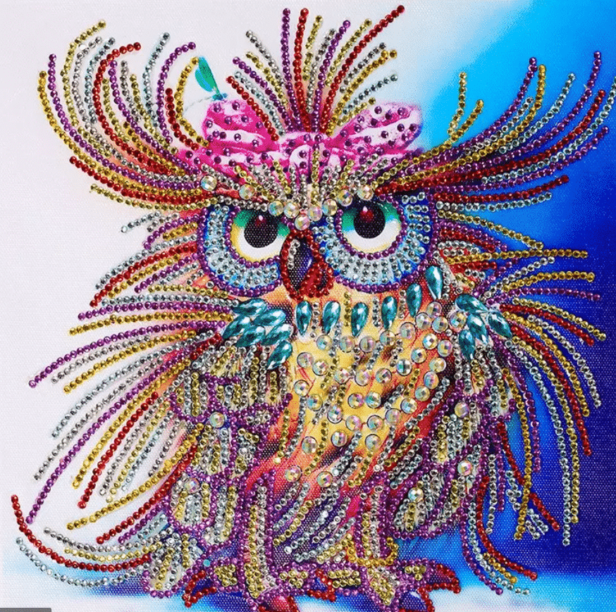 Diamond Art Wise old owl