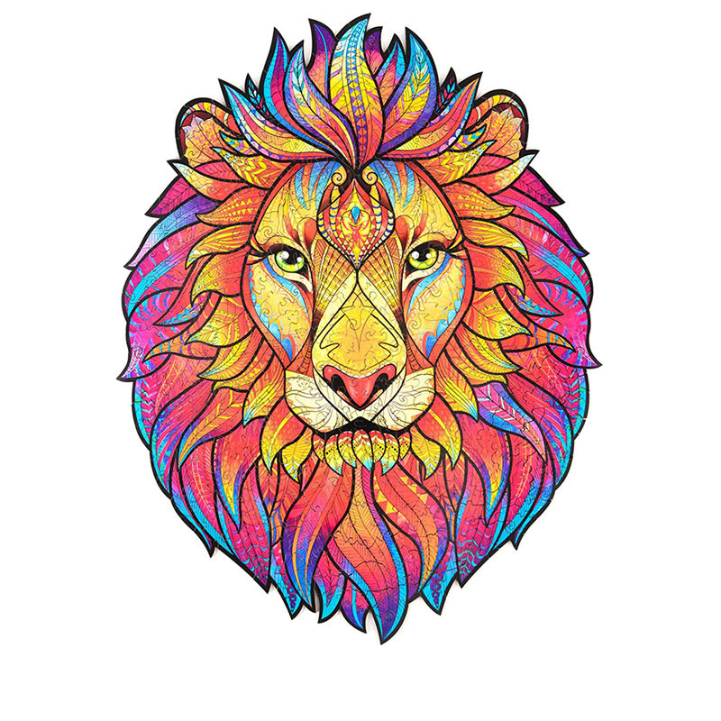 Lion Puzzle A4