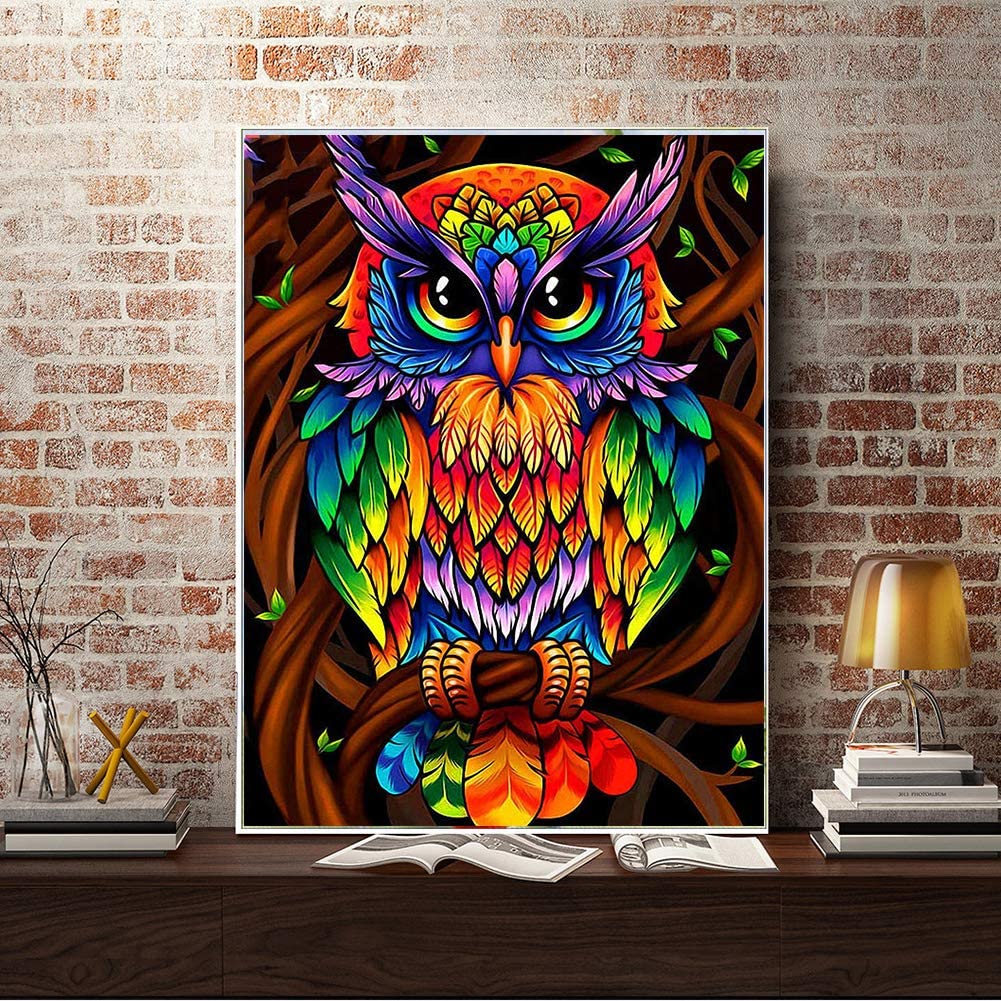 Magnificent Owl Diamond art