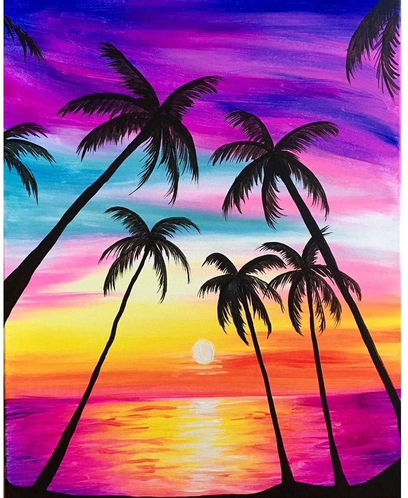 Diamond Art Sunset