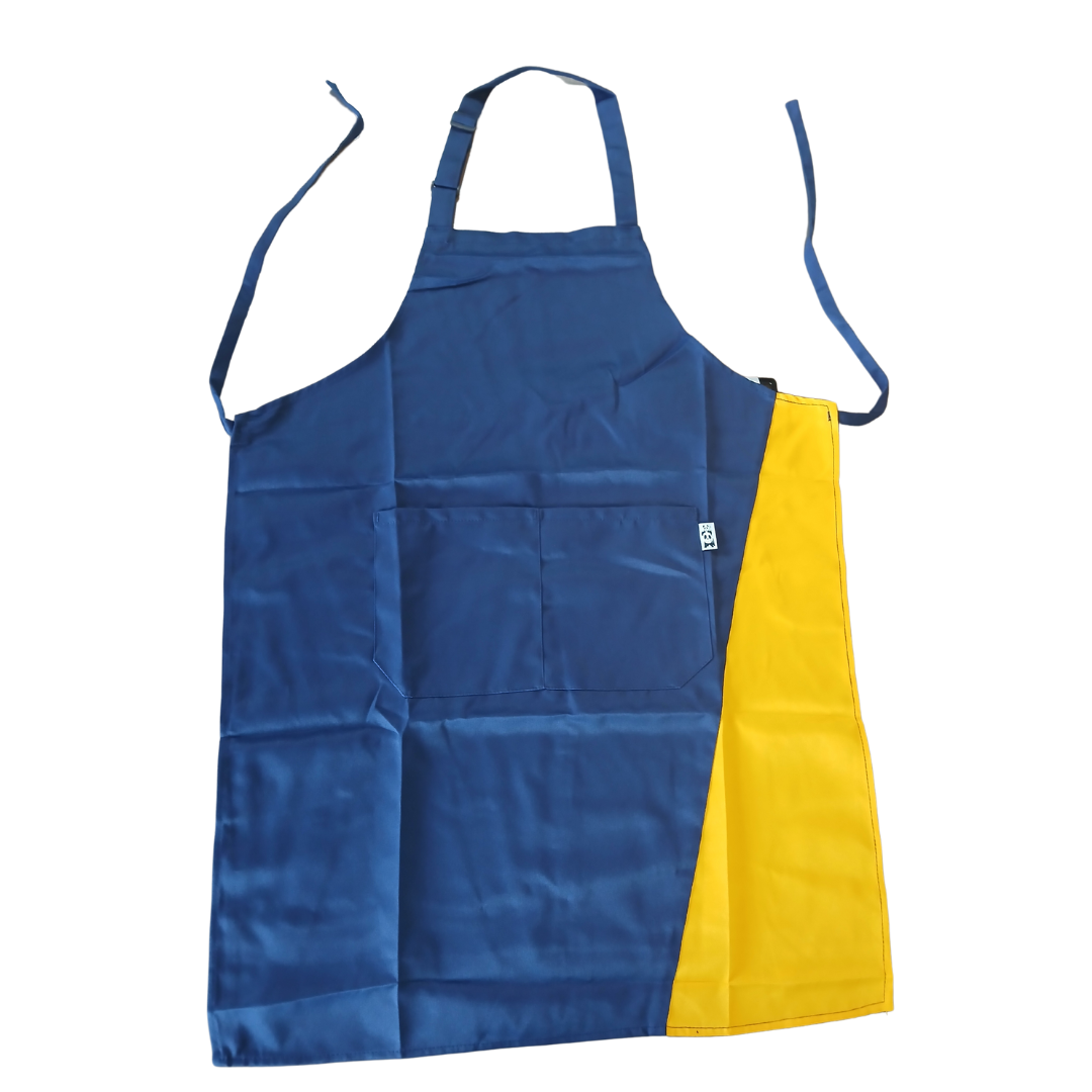 Navy and Yellow unisex Apron