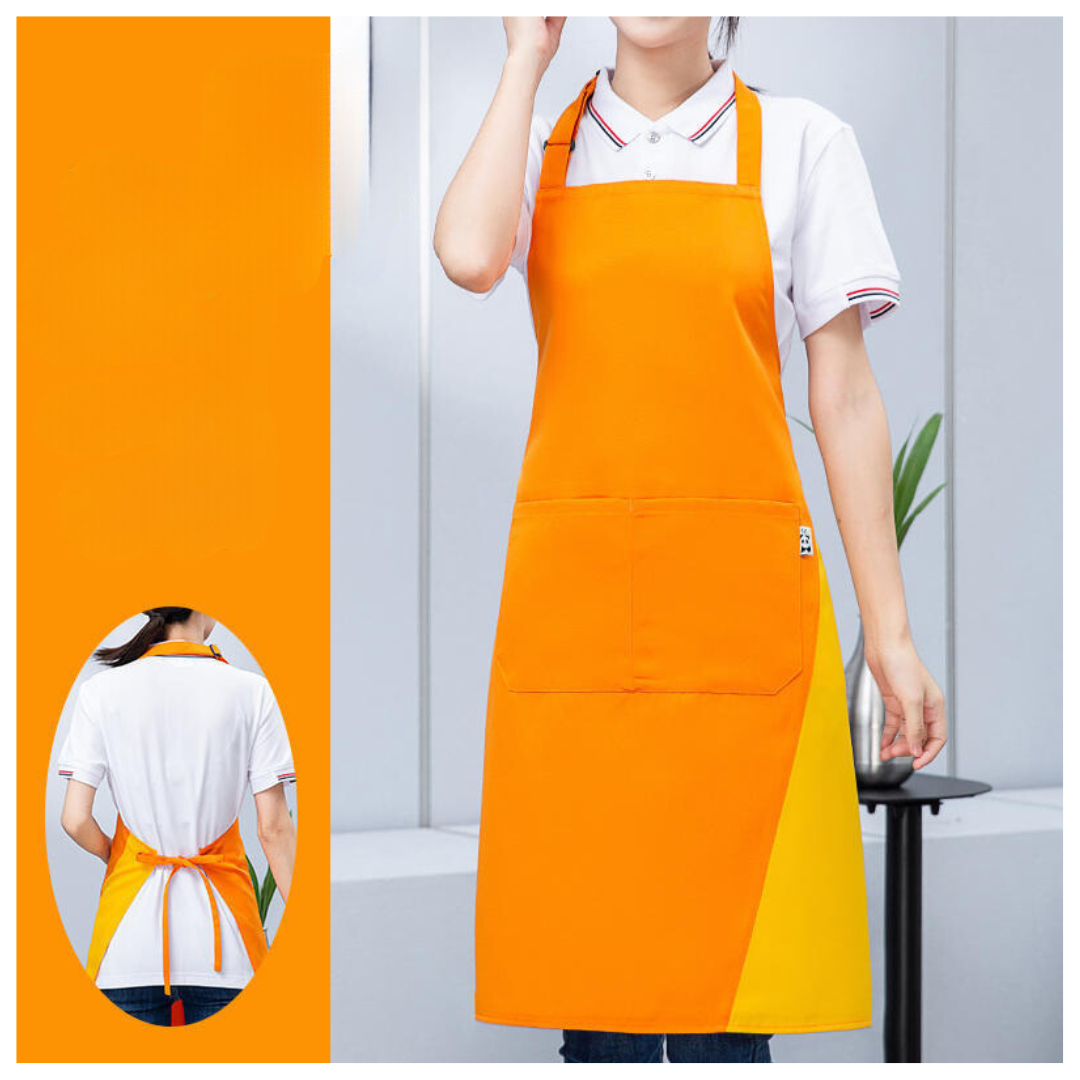 Orange and Yellow unisex Apron