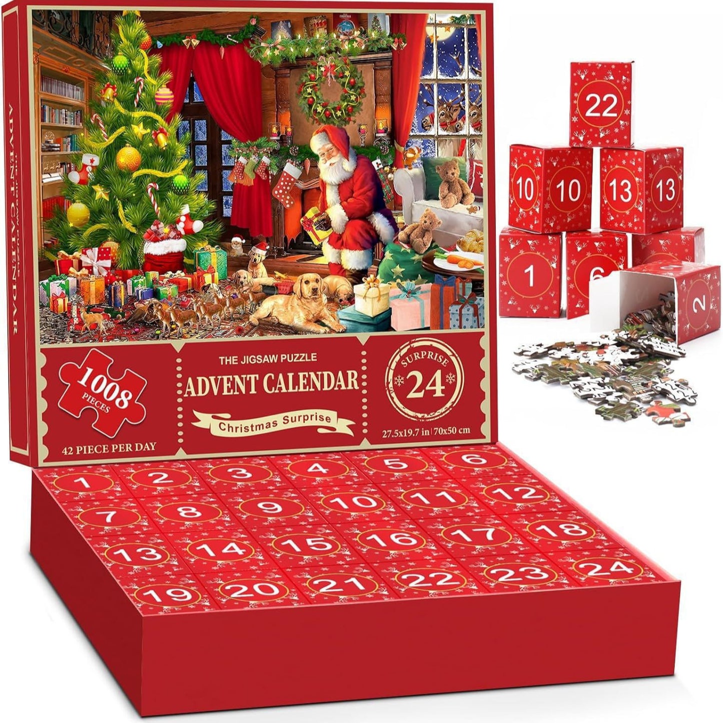 Jigsaw advent calendar