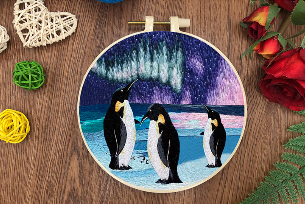 Penguin Embroidery