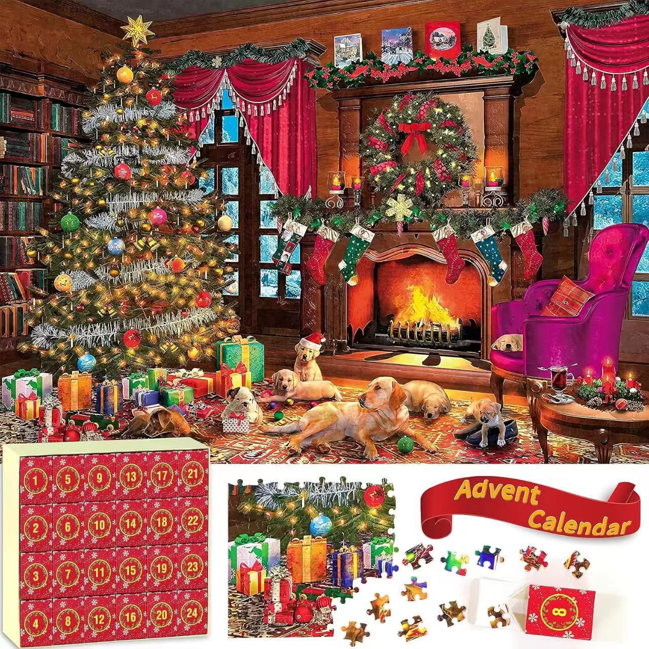 Jigsaw advent calendar