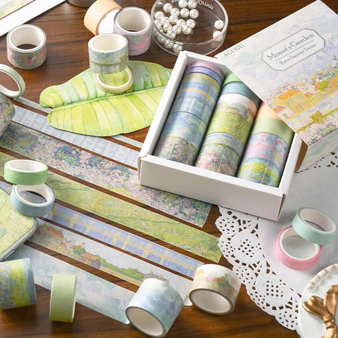 Agugu Monet's Garden Retro Imprints series-Sticker Set