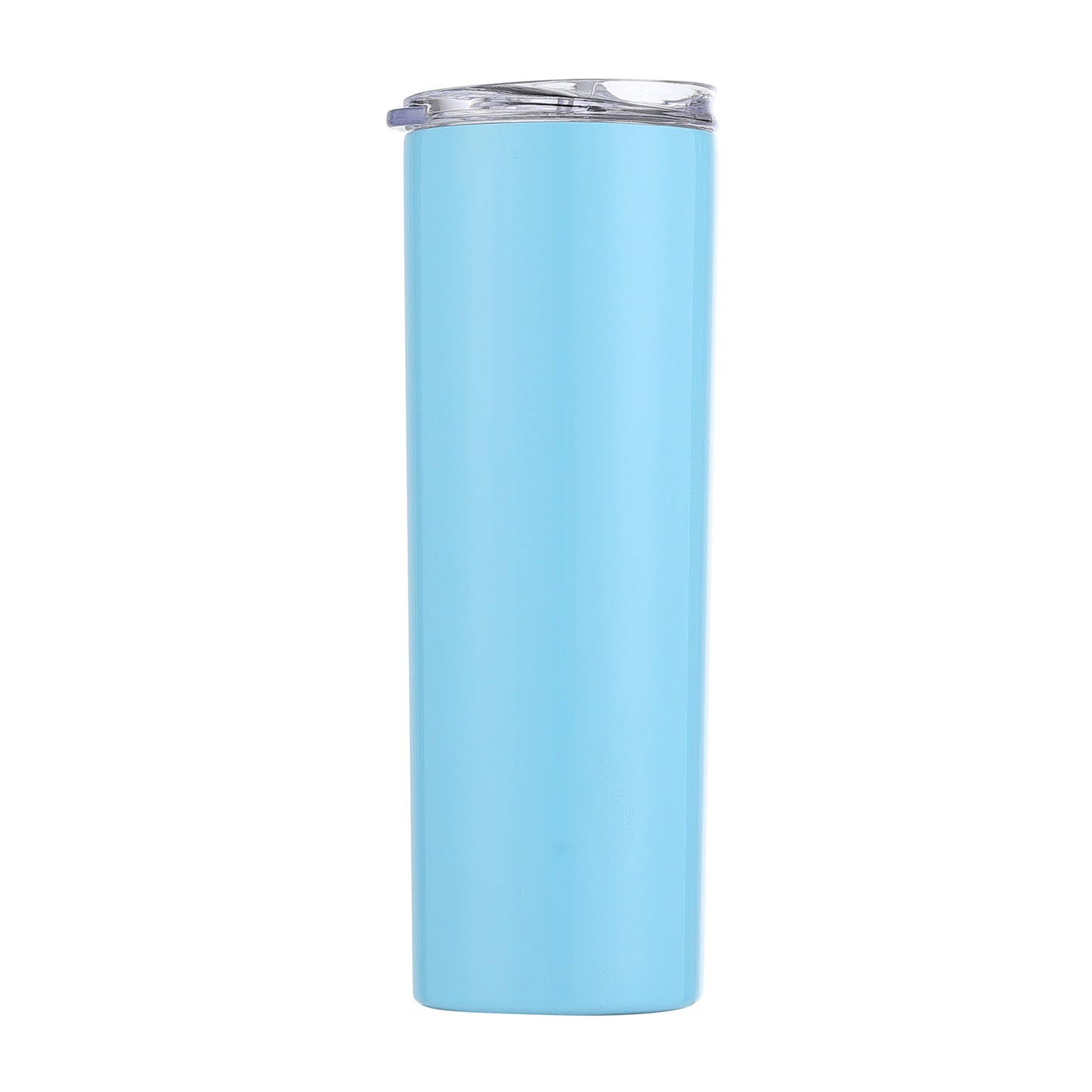 STAINLESS STEEL THERMOS LIGHT BLUE FLASK