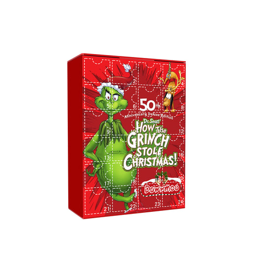 Dowmoo Green Fur Monster Grinch Advent calendar – 24 random pieces