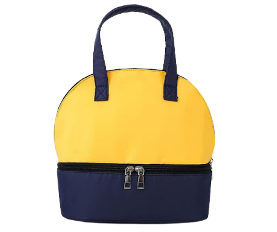 MOMS COOLER BAG - Yellow and Navy