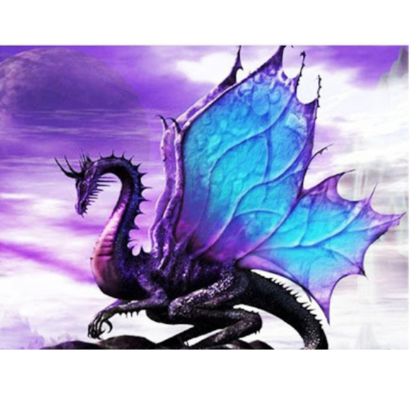 DIY 5D diamond dragon painting kit