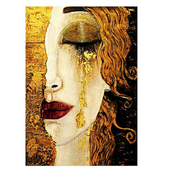 DIY 5D diamond crying gold painting kit