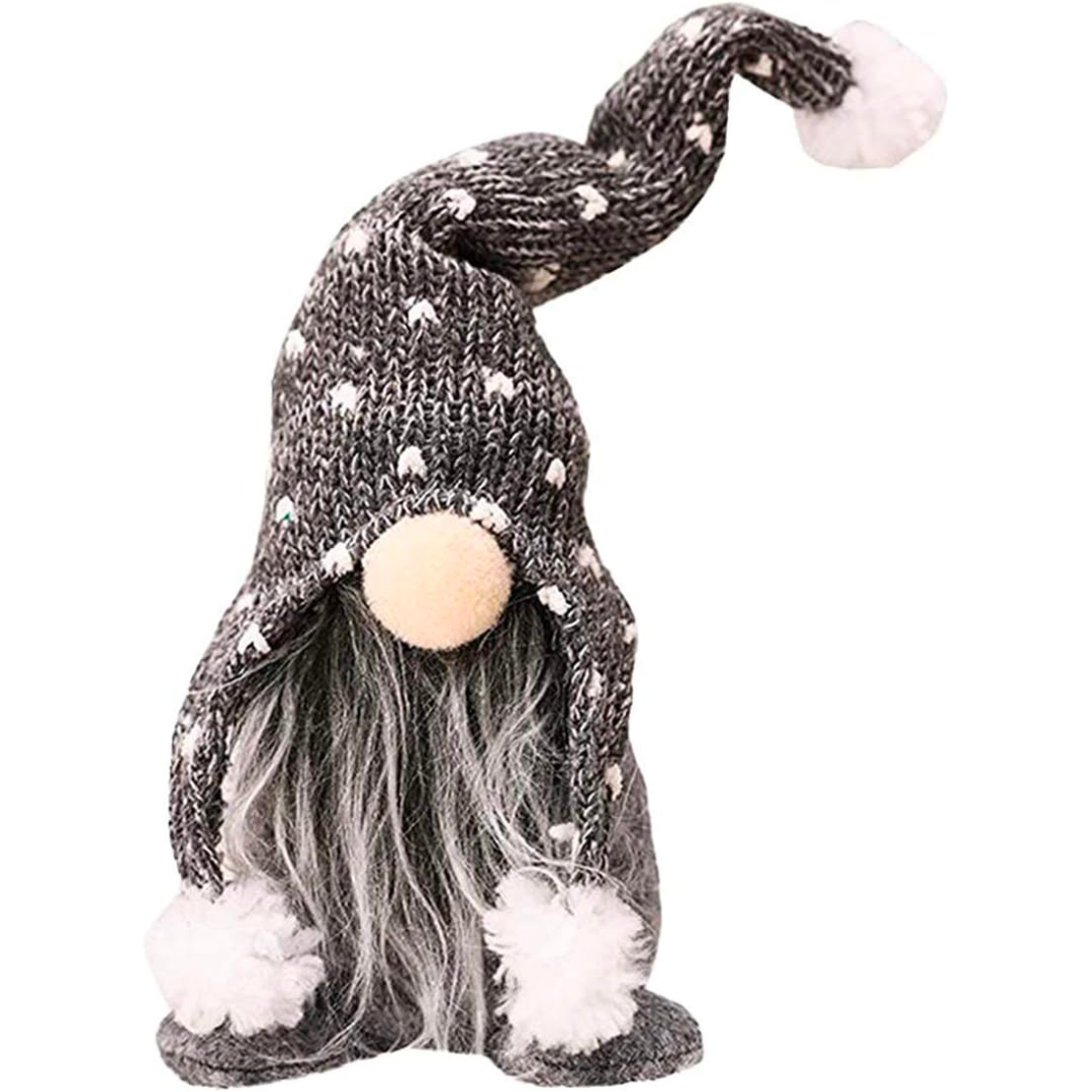 Forester White Beard Faceless grey sitting posture doll