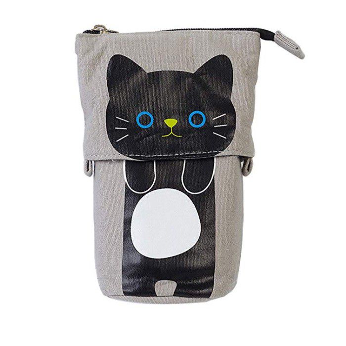 Kitty  Pop up pencil case - Black