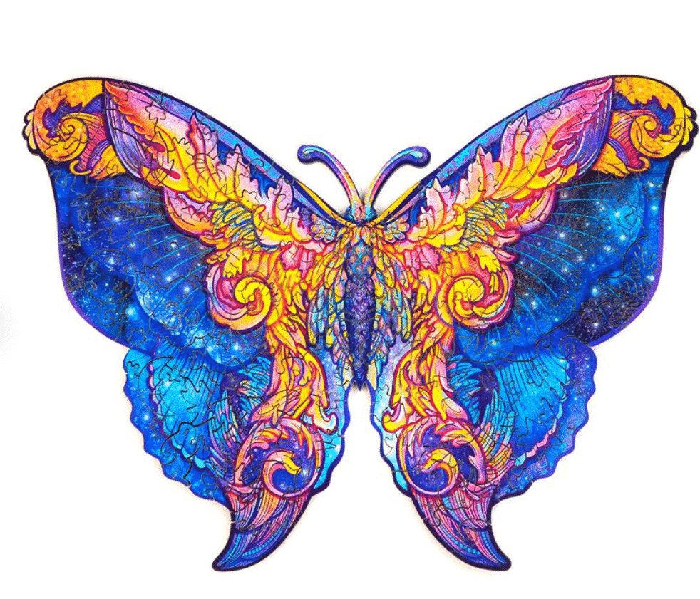 Butterfly Wooden Puzzle A4