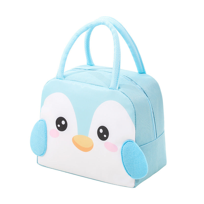 Light blue Penguin Lunch bag