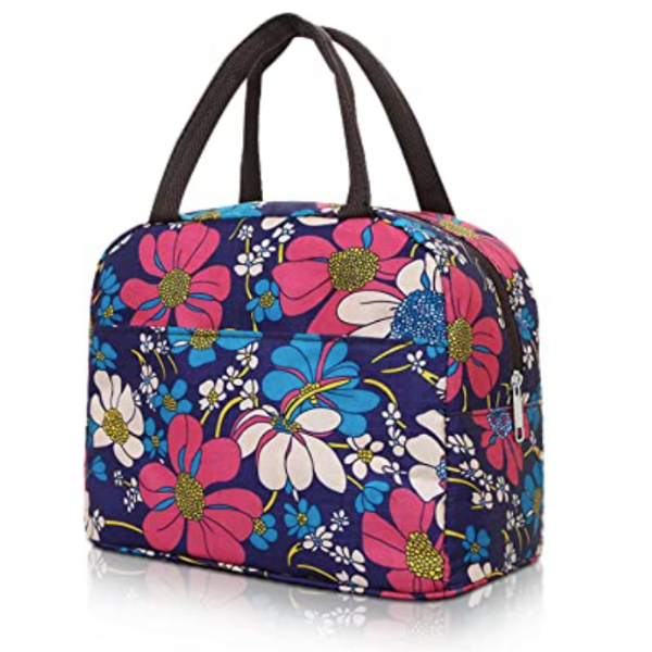 Flower lunch bag