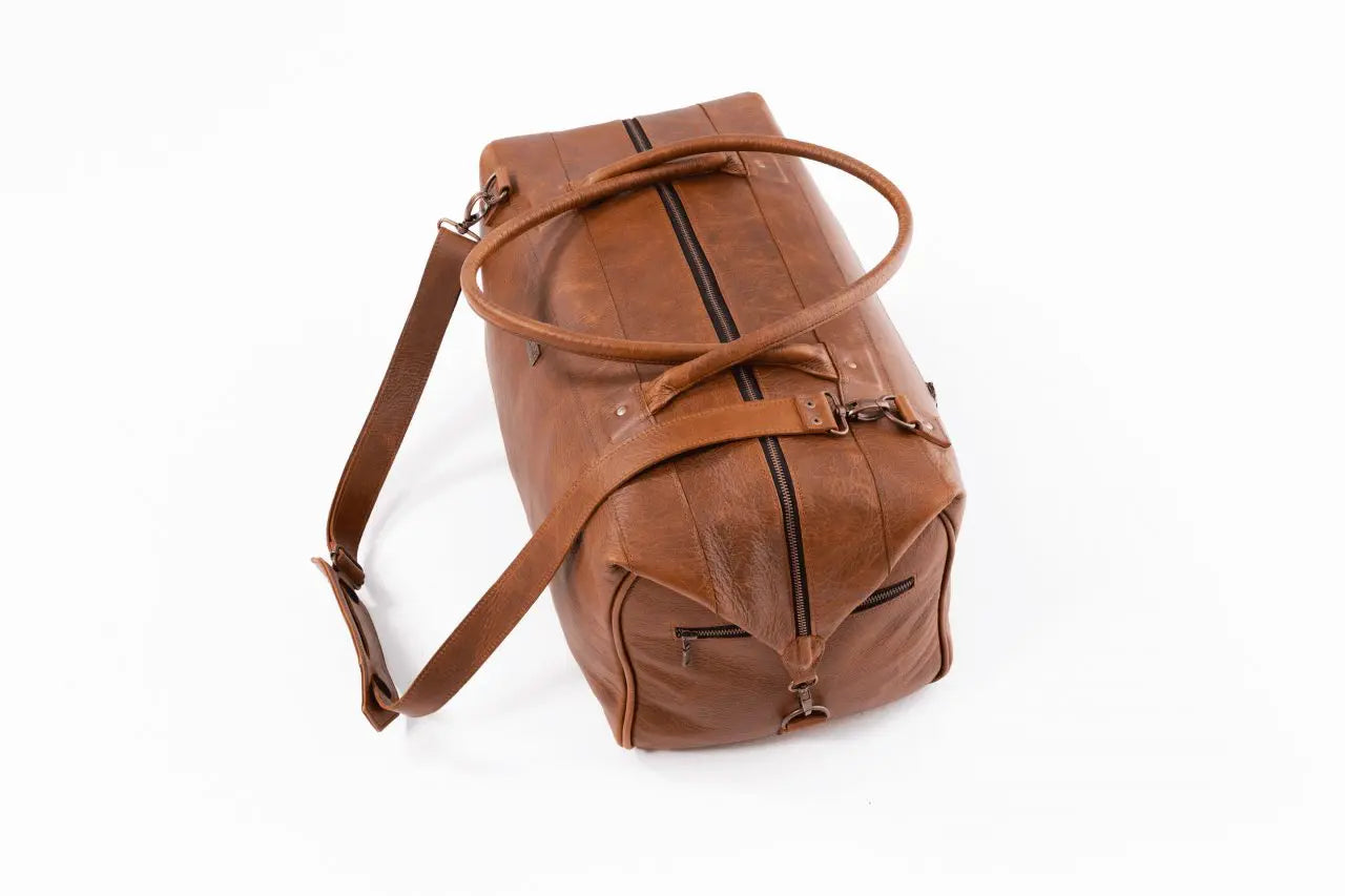 JACKSON LEATHER DUFFEL BAG