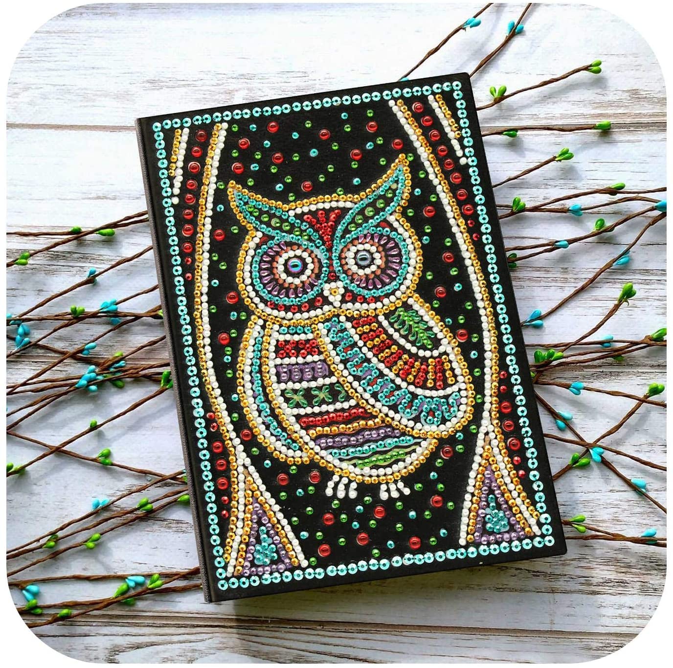 Owl Notebook - Diamond Art