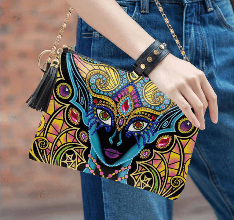 Cross Body  Bag - Diamond Art