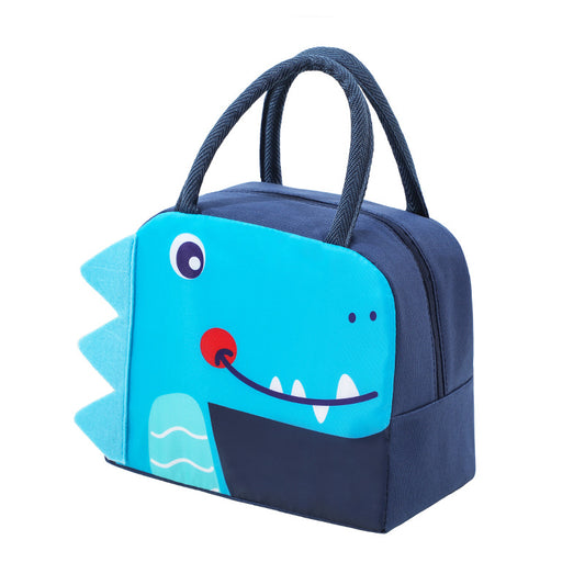 Blue crocodile lunch bag