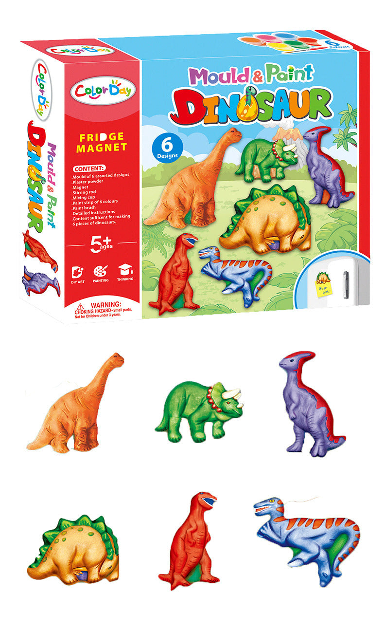 Mould & Paint fridge magnet-Dinosaur