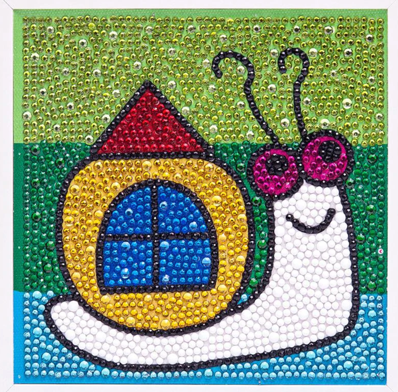 Snail Diamond art kids 20 x 20cm