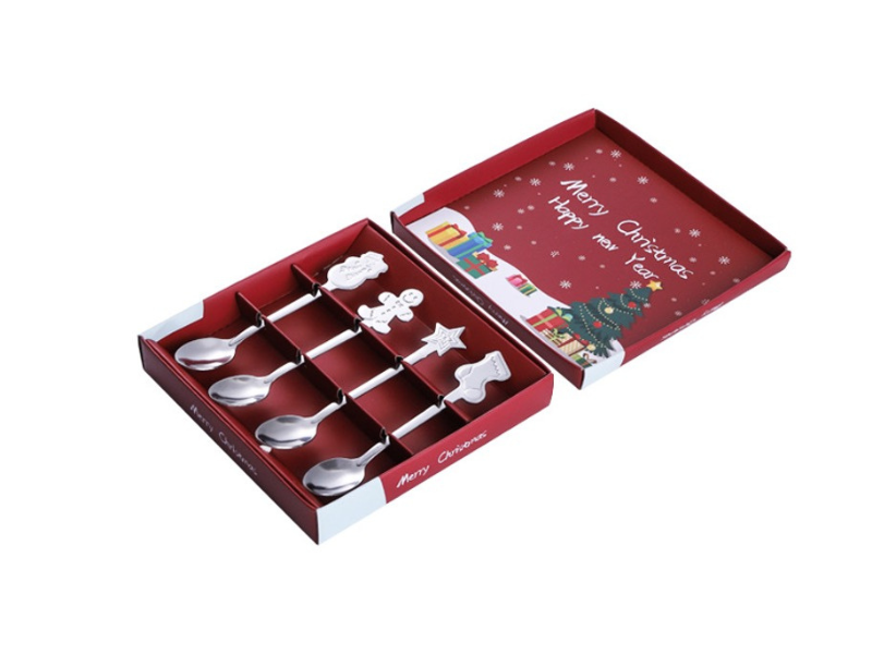 Christmas spoons set of 4 - Silver