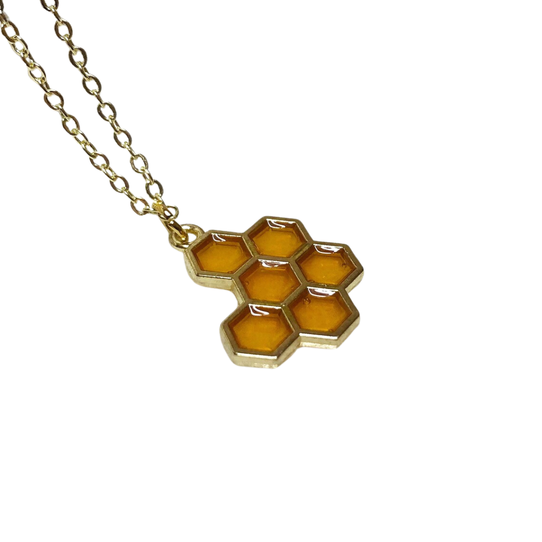 Bee and Honeycomb Pendants Set- jewellery accessories