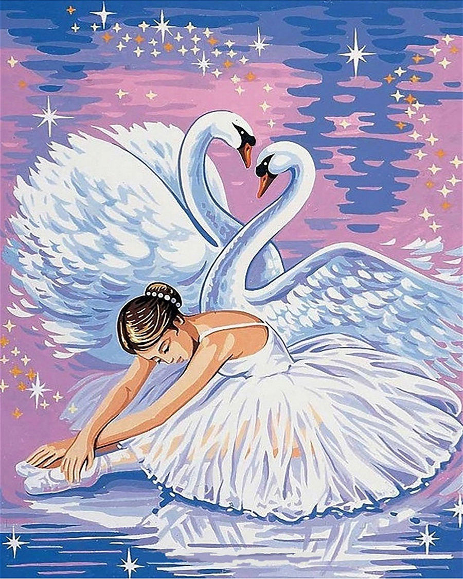 Paint By numbers for Adult - Ballet and Swans