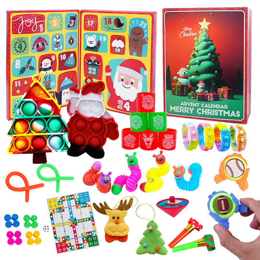 24PCS Toys Christmas advent calendar