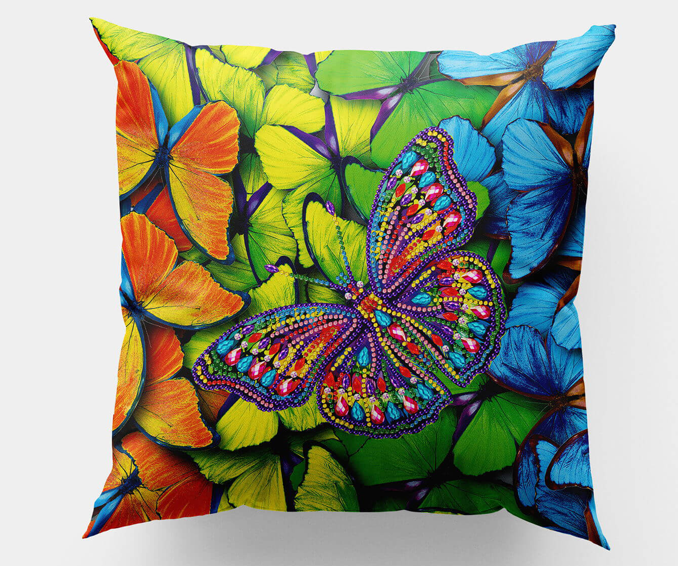 Butterfly Pillowcase - Diamond Dot art