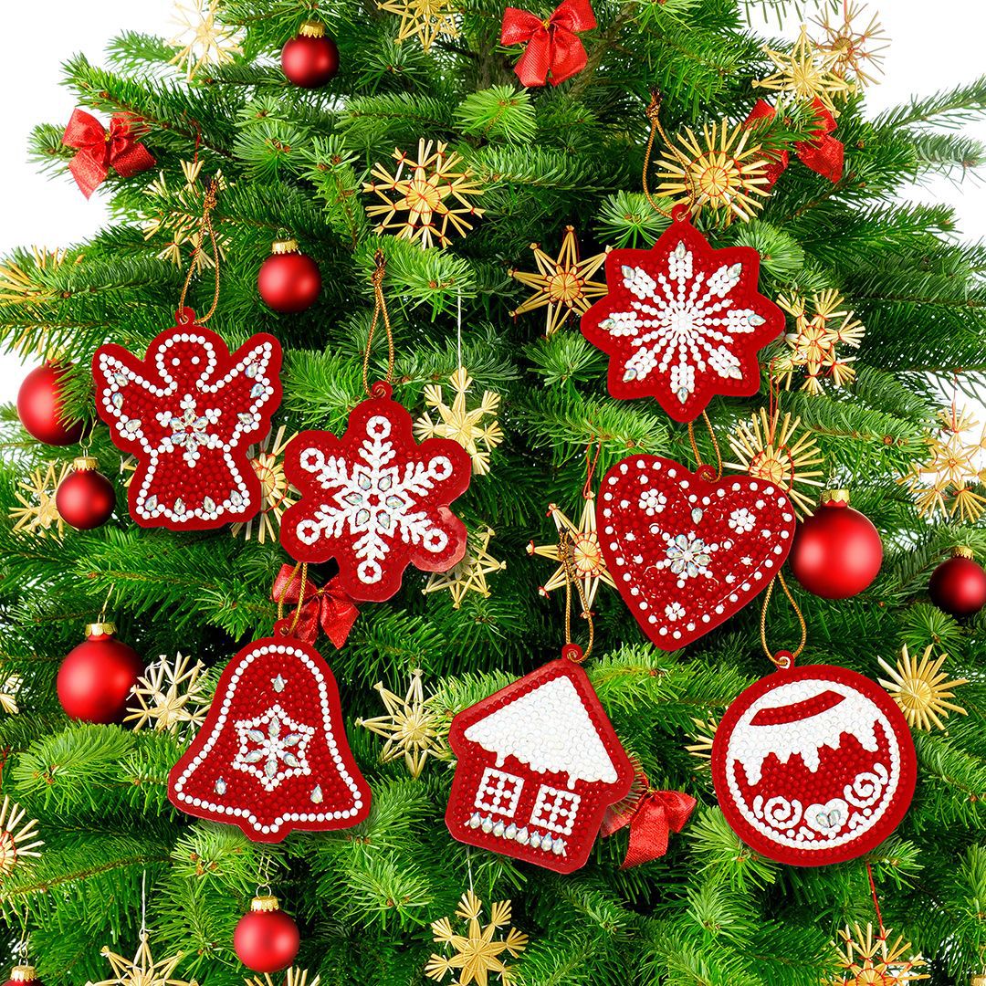 Diamond Christmas hanging ornament Diamond Dot DIY Kit