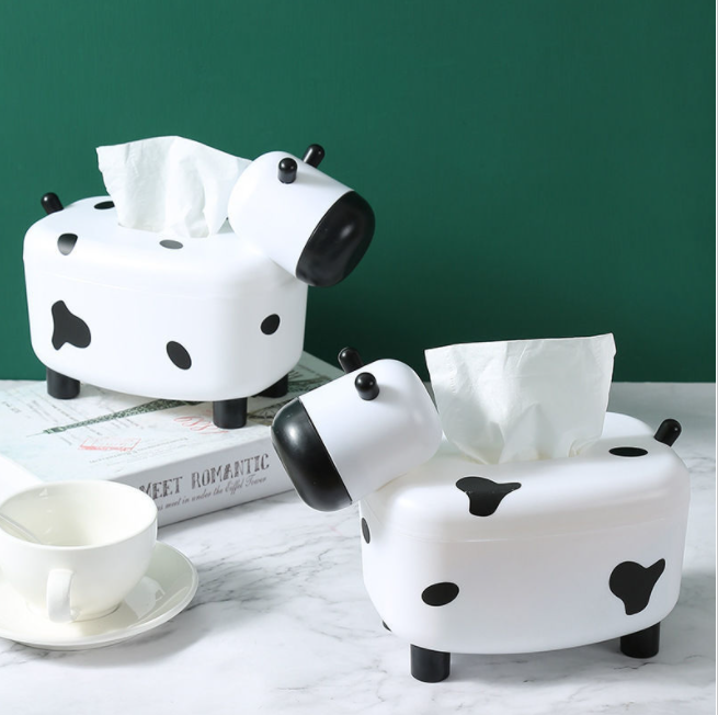 The Cow that has tissues and toothpicks