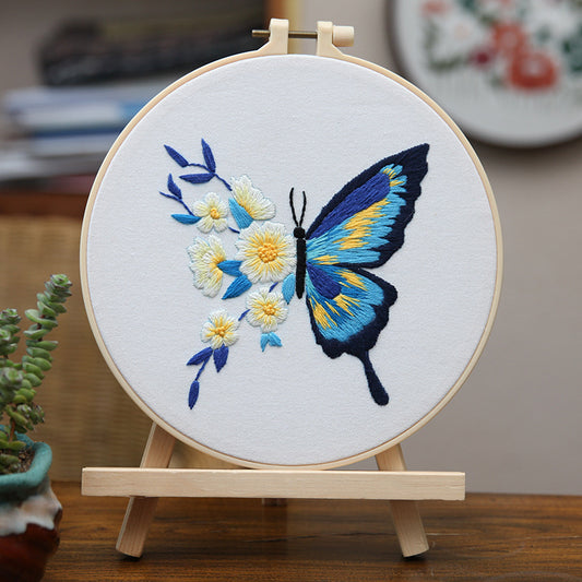 Dreamy Butterfly hand made Embroidery