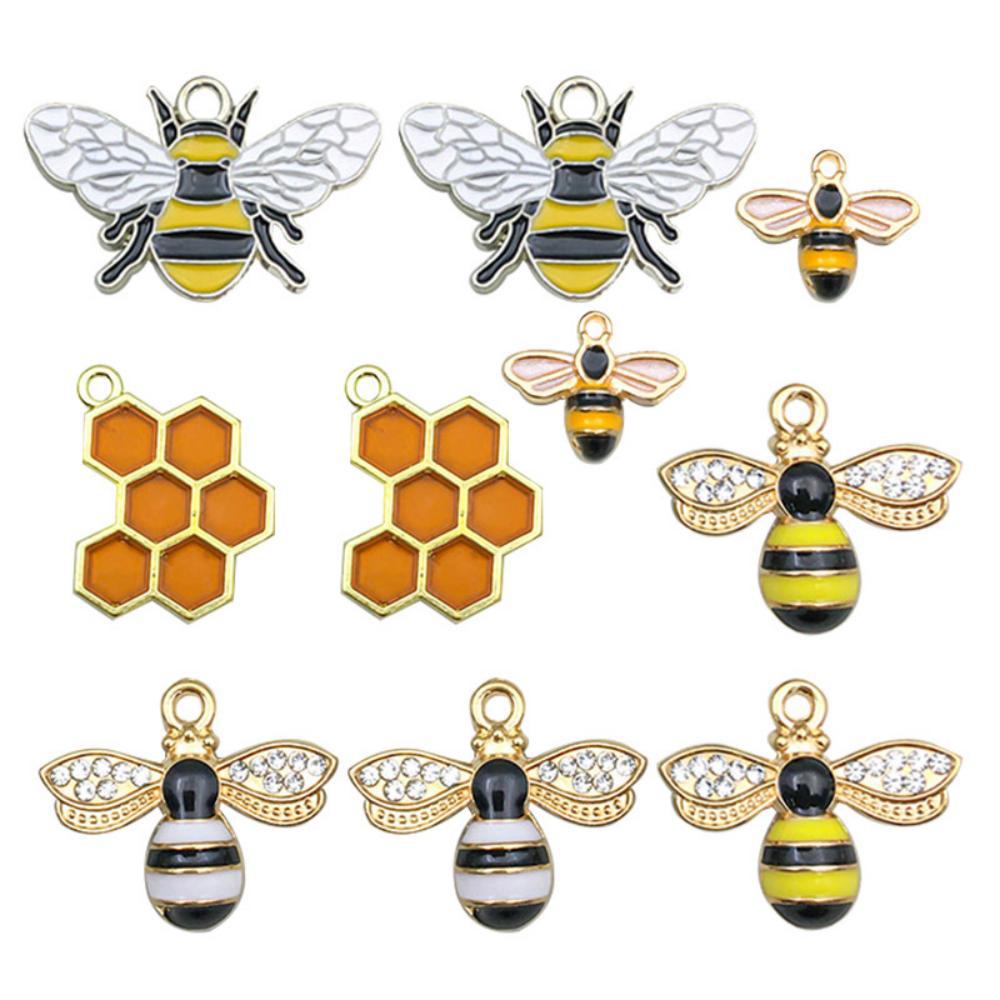 Bee and Honeycomb Pendants Set- jewellery accessories