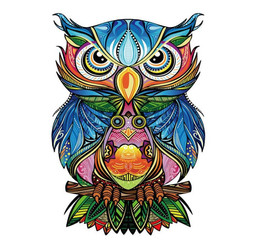 A5 Baby Owl Wooden Puzzle