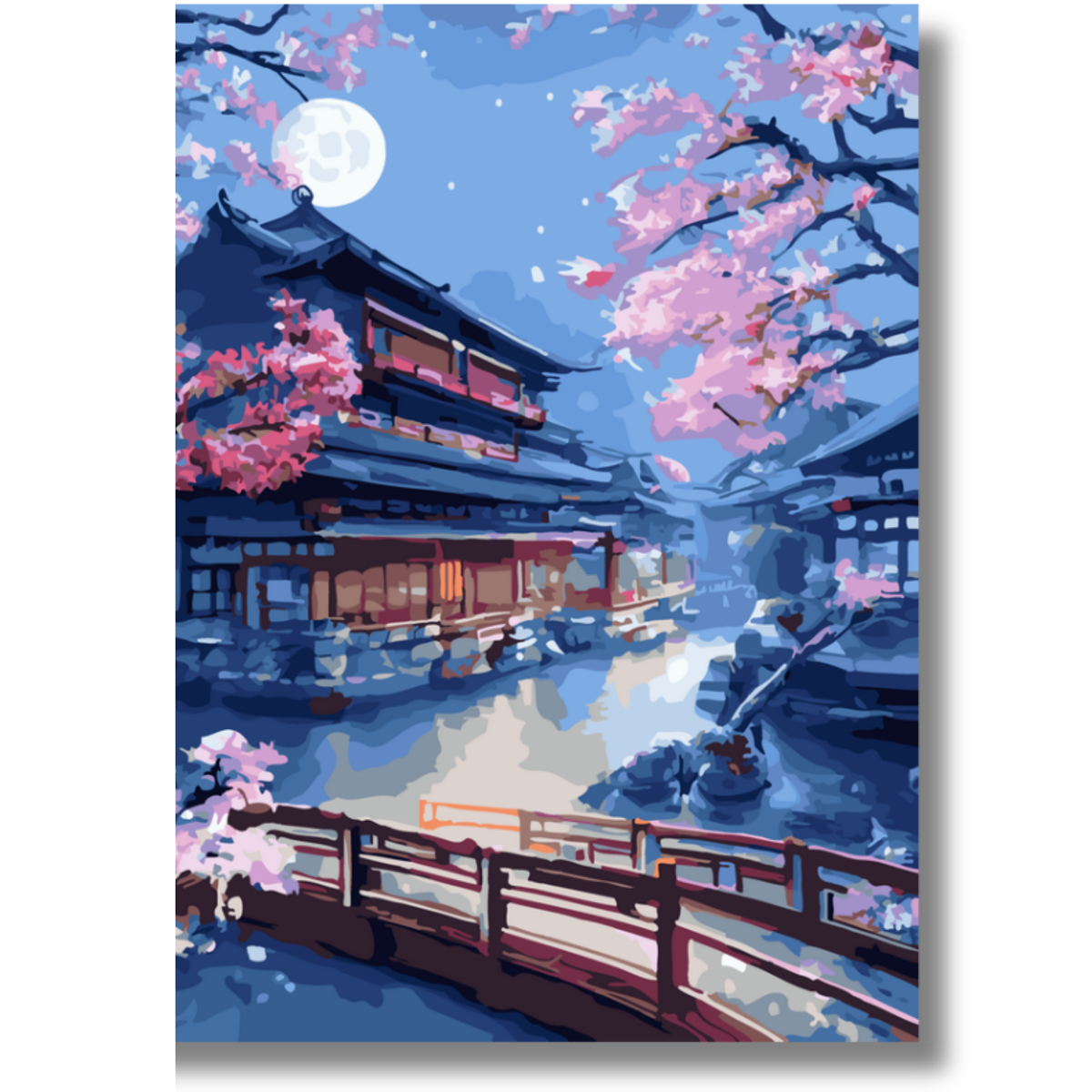 Palace Winter – Wintersweet Framed Paint by Number (40 × 50 cm)