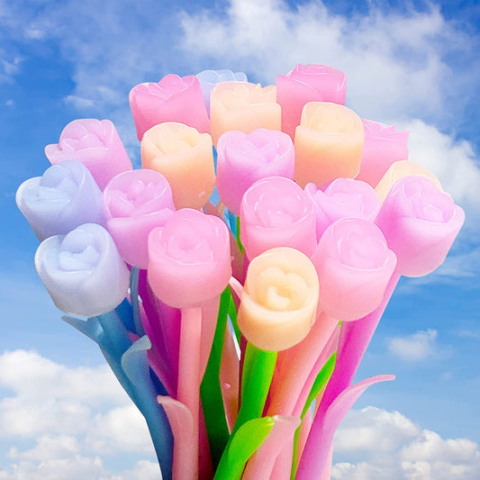 Set of 4 colour changing Rose Pens