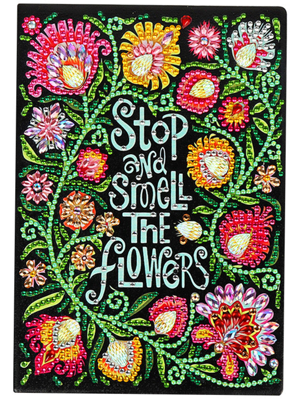 Stop and smell the Flowers Diamond Art Notebook