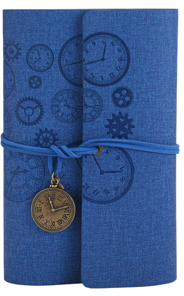 Clock vintage travellers notebook-Navy