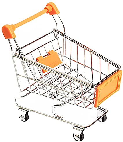 Mini shopping trolley - orange